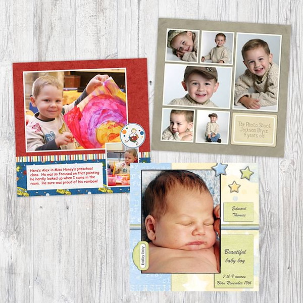 5x5 Scrapbook Prints, Print Scrapbook Pages Online