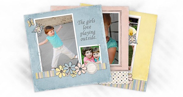 5x5 Scrapbook Pages